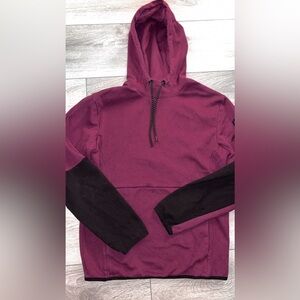 MTA Sport Women’s Size Medium Hoodie Pullover Sweatshirt Purple Black Athletic